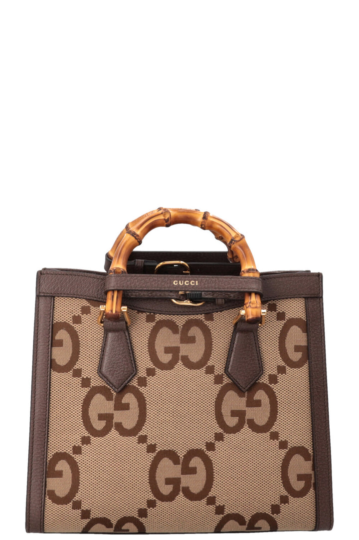 GUCCI Diana Giant GG Medium Brown