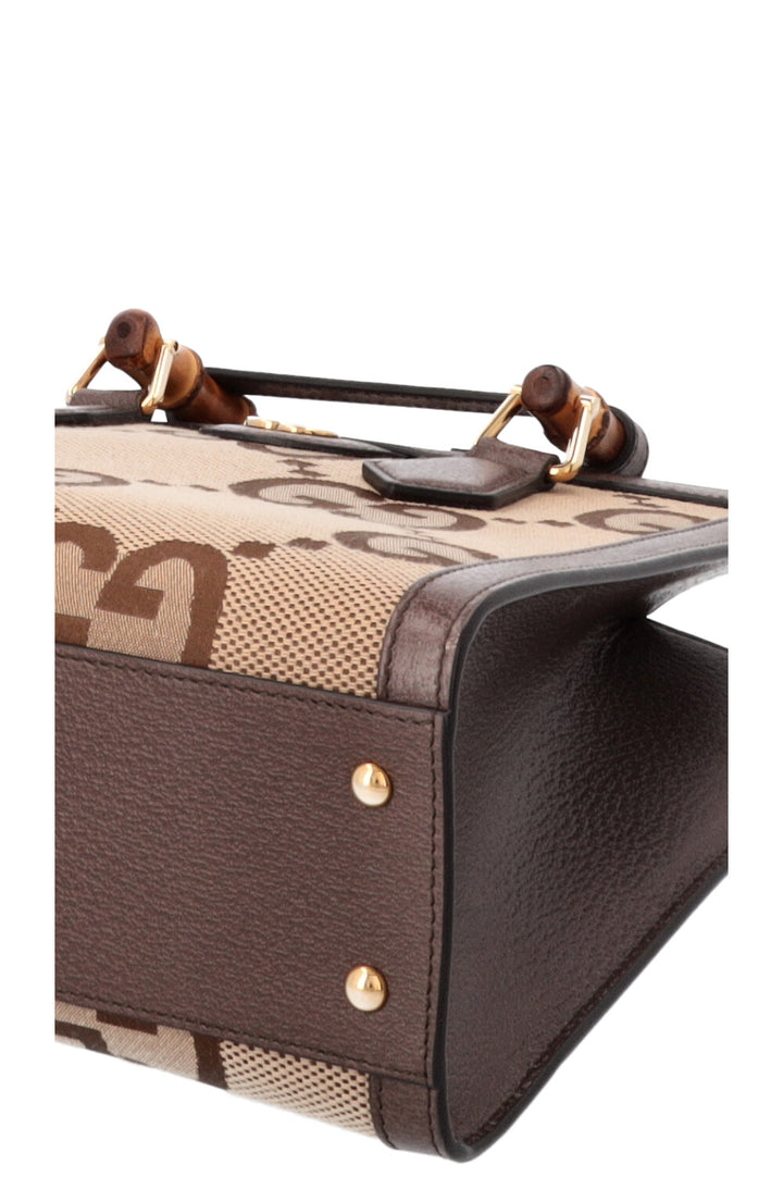 GUCCI Diana Giant GG Medium Brown