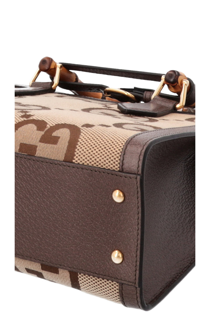GUCCI Diana Giant GG Medium Brown