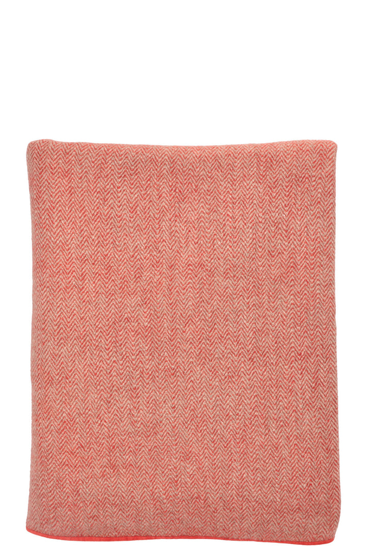HERMÈS Swing Blanket Red Grey