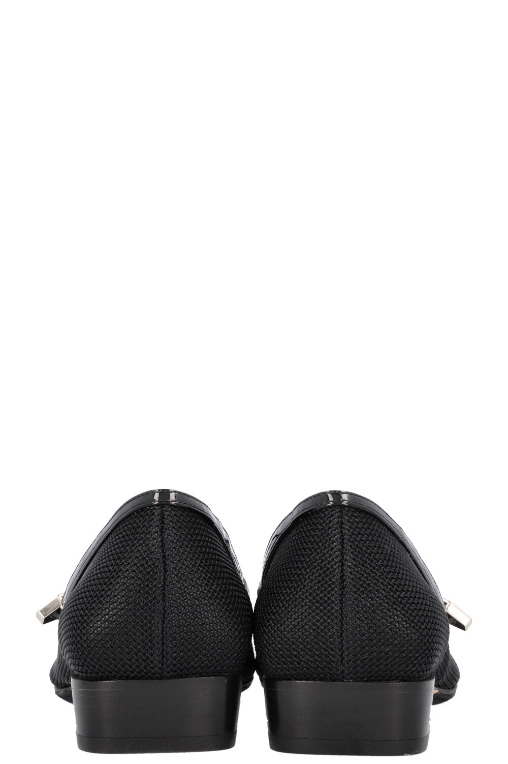 JIMMY CHOO Carolyn Ballet Flats Mesh Black