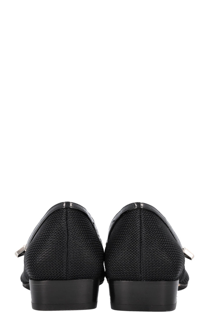 JIMMY CHOO Carolyn Ballet Flats Mesh Black