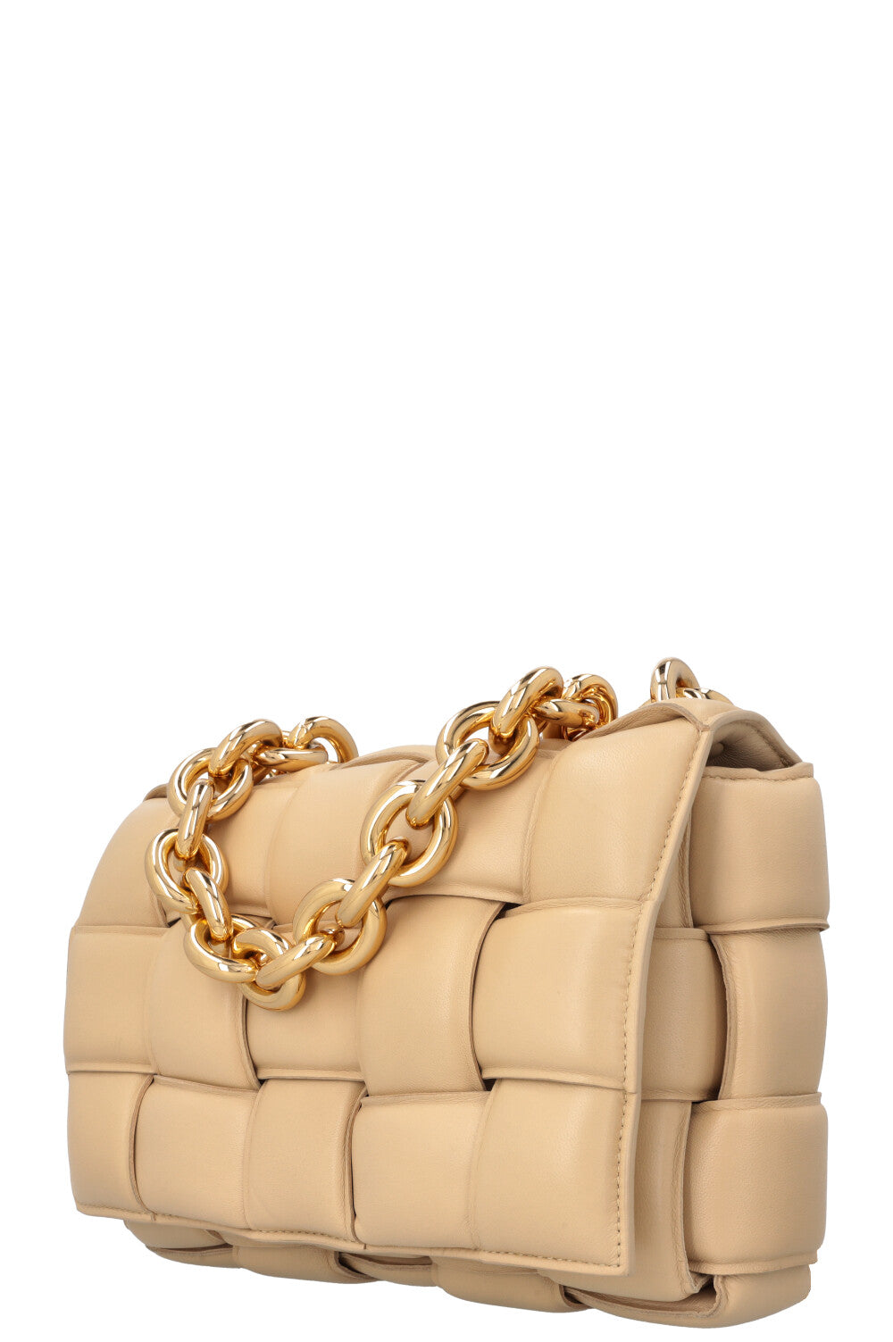 BOTTEGA VENETA Chain Cassette Crossbody Bag Beige