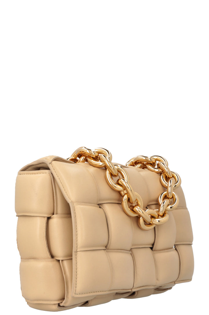 BOTTEGA VENETA Chain Cassette Crossbody Bag Beige