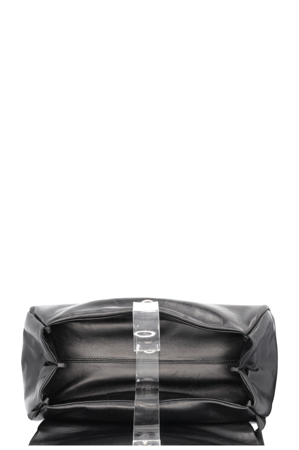 JIL SANDER Cannolo Grande Shoulder Bag Leather Black
