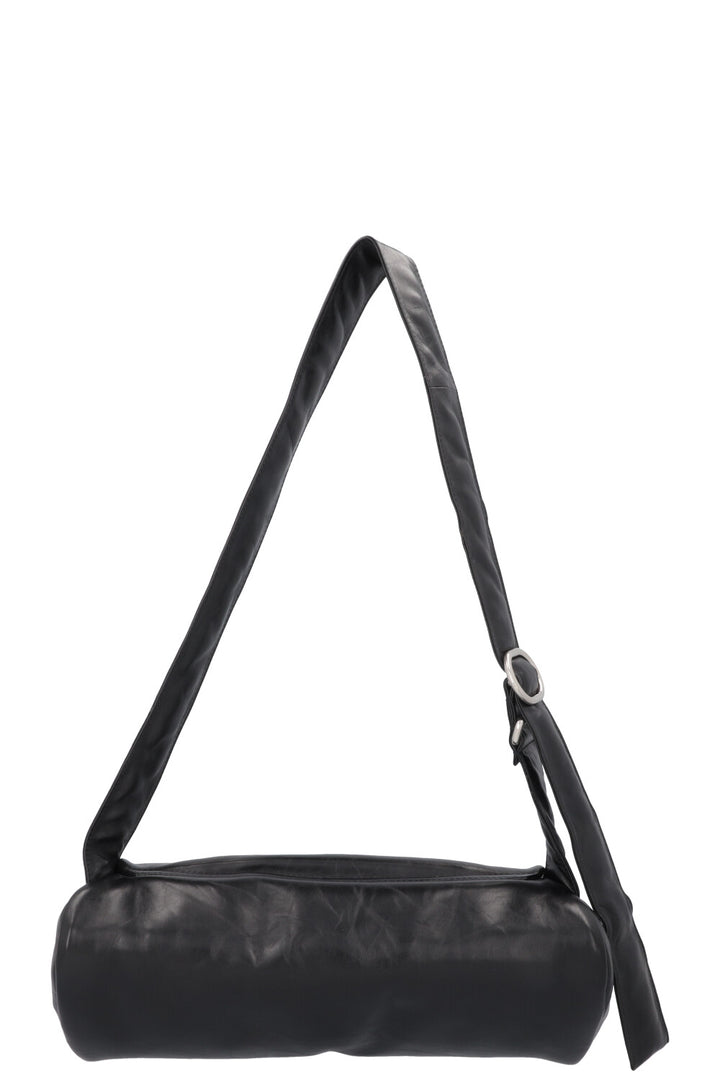 JIL SANDER Cannolo Grande Shoulder Bag Leather Black