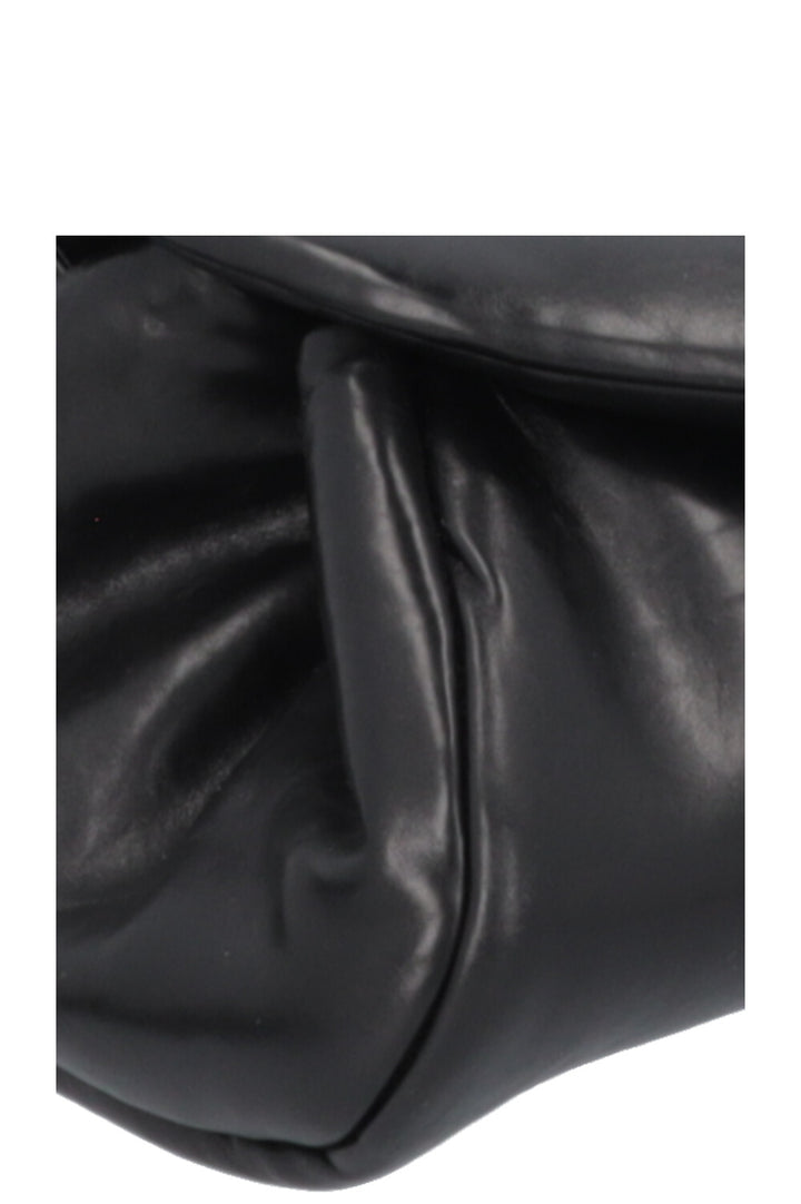 JIL SANDER Cannolo Grande Shoulder Bag Leather Black