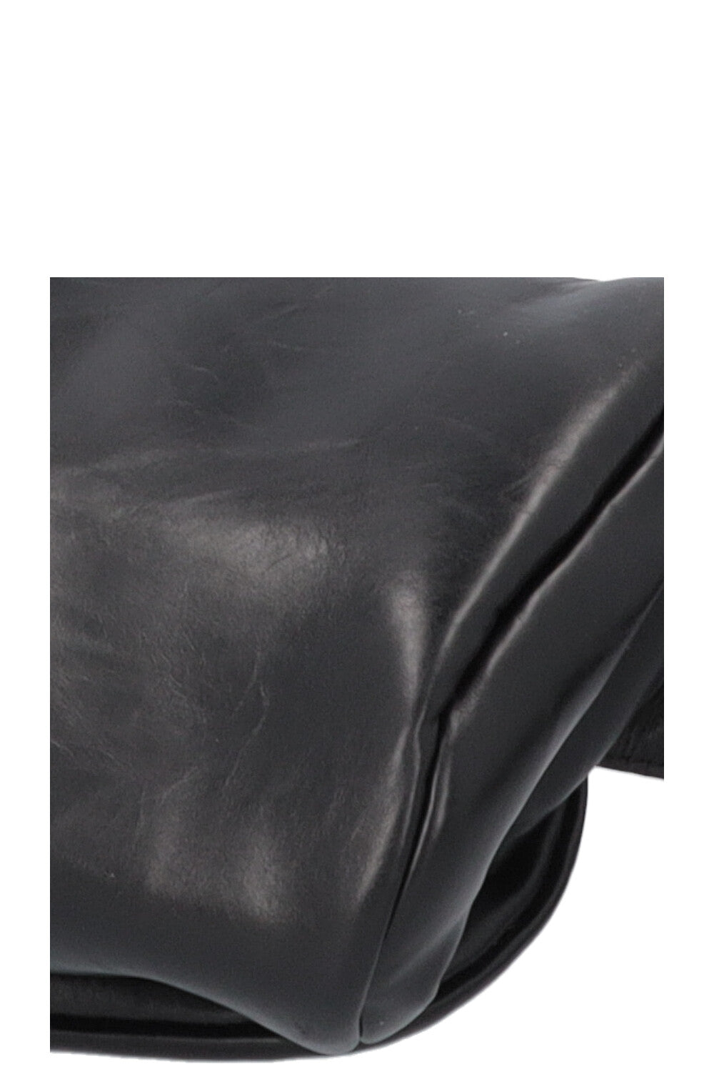 JIL SANDER Cannolo Grande Shoulder Bag Leather Black