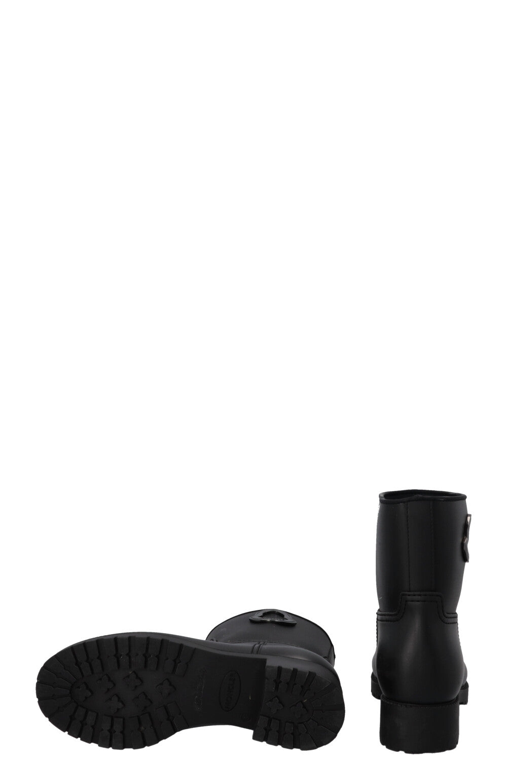 MONCLER Kickstream Rubber Boots Black