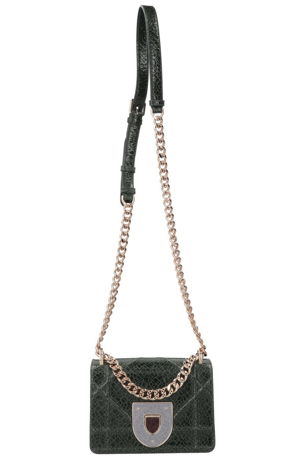 CHRISTIAN DIOR Diorama Crossbody Bag Green