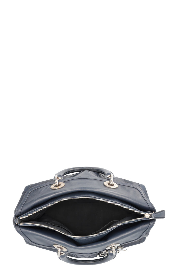 CHRISTIAN DIOR Granville Cannage Sac Cabas Marine