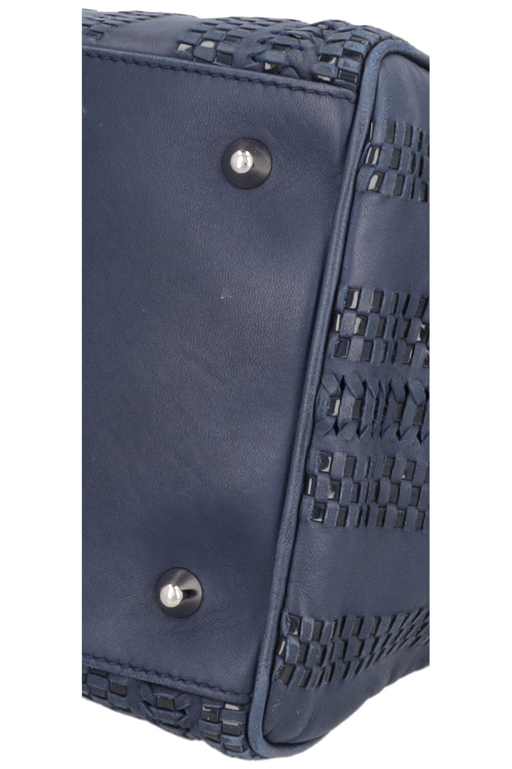 CHRISTIAN DIOR Woven Soft Lady Dior Blue