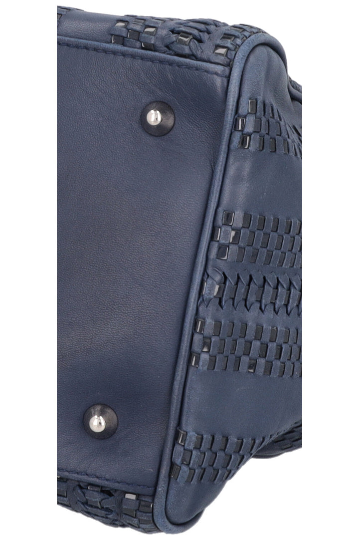 CHRISTIAN DIOR Woven Soft Lady Dior Blue