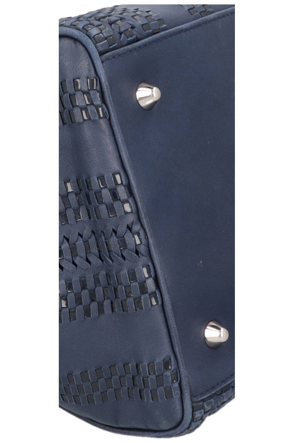 CHRISTIAN DIOR Woven Soft Lady Dior Blue