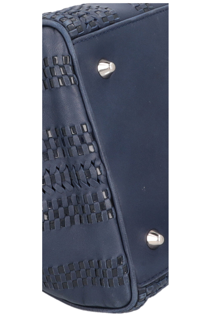 CHRISTIAN DIOR Woven Soft Lady Dior Blue