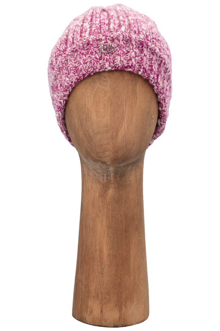 Bonnet en maille CHANEL 2018 violet