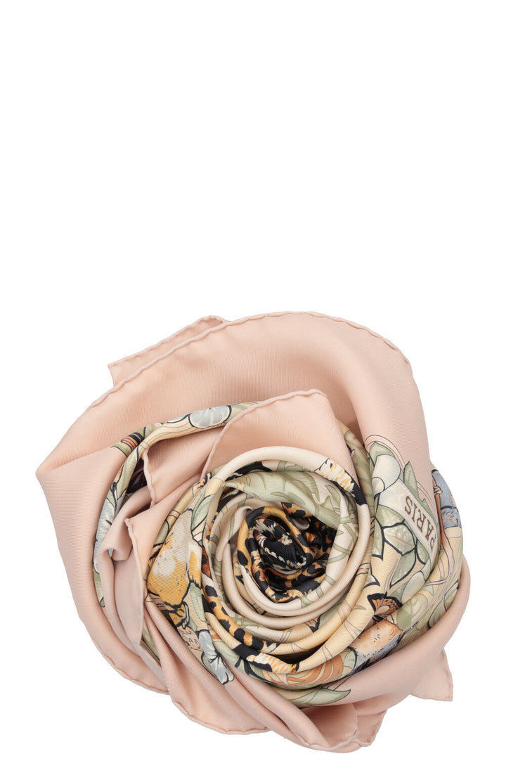 HERMÈS Jungle Love Carré Silk Rose