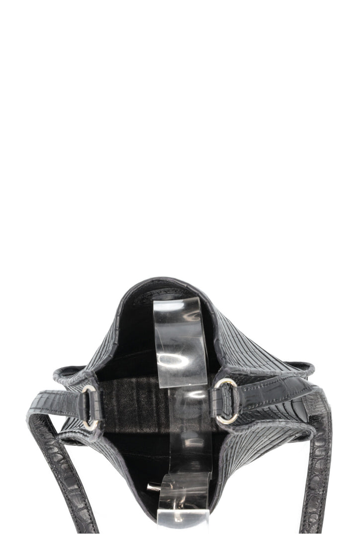 HERMÈS Vespa Crossbody Bag Alligator Black