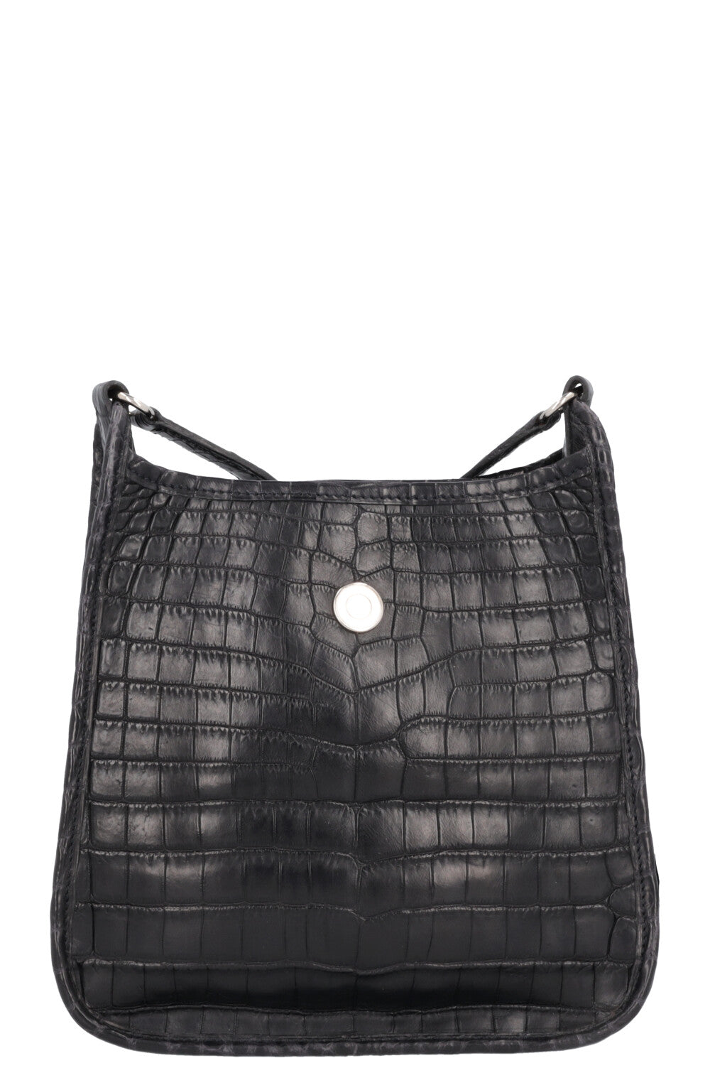 HERMÈS Vespa Crossbody Bag Alligator Black