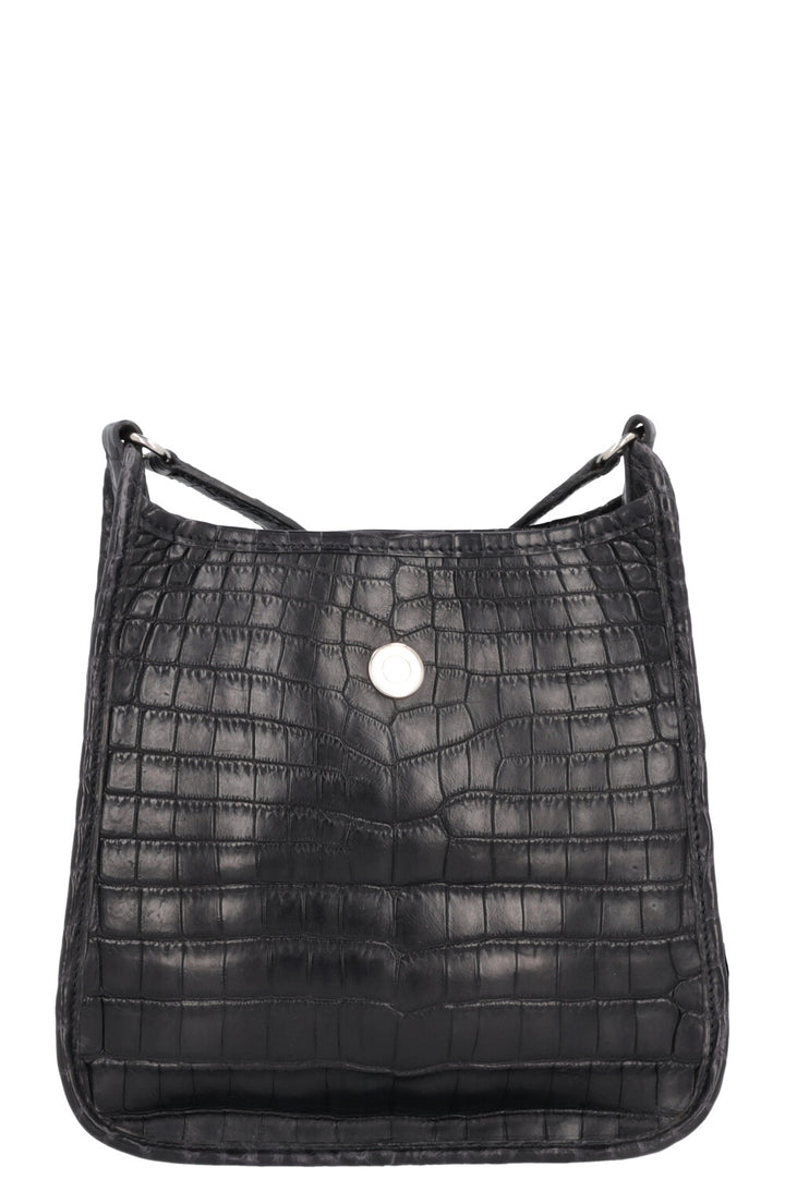 HERMÈS Vespa Crossbody Bag Alligator Black
