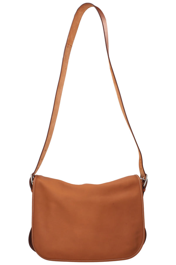 HERMÈS Barda Messenger Bag 35 Gold