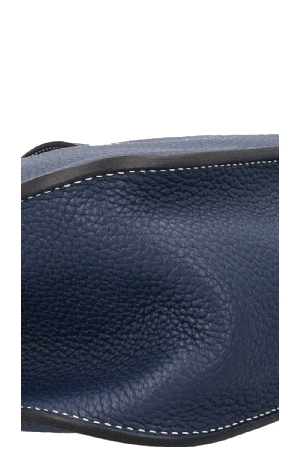 HERMÈS Halzan 31 Bag Clemence Bleu Marine