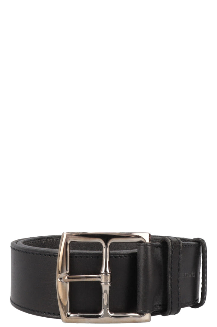 HERMÈS Belt Leather Black Palladium
