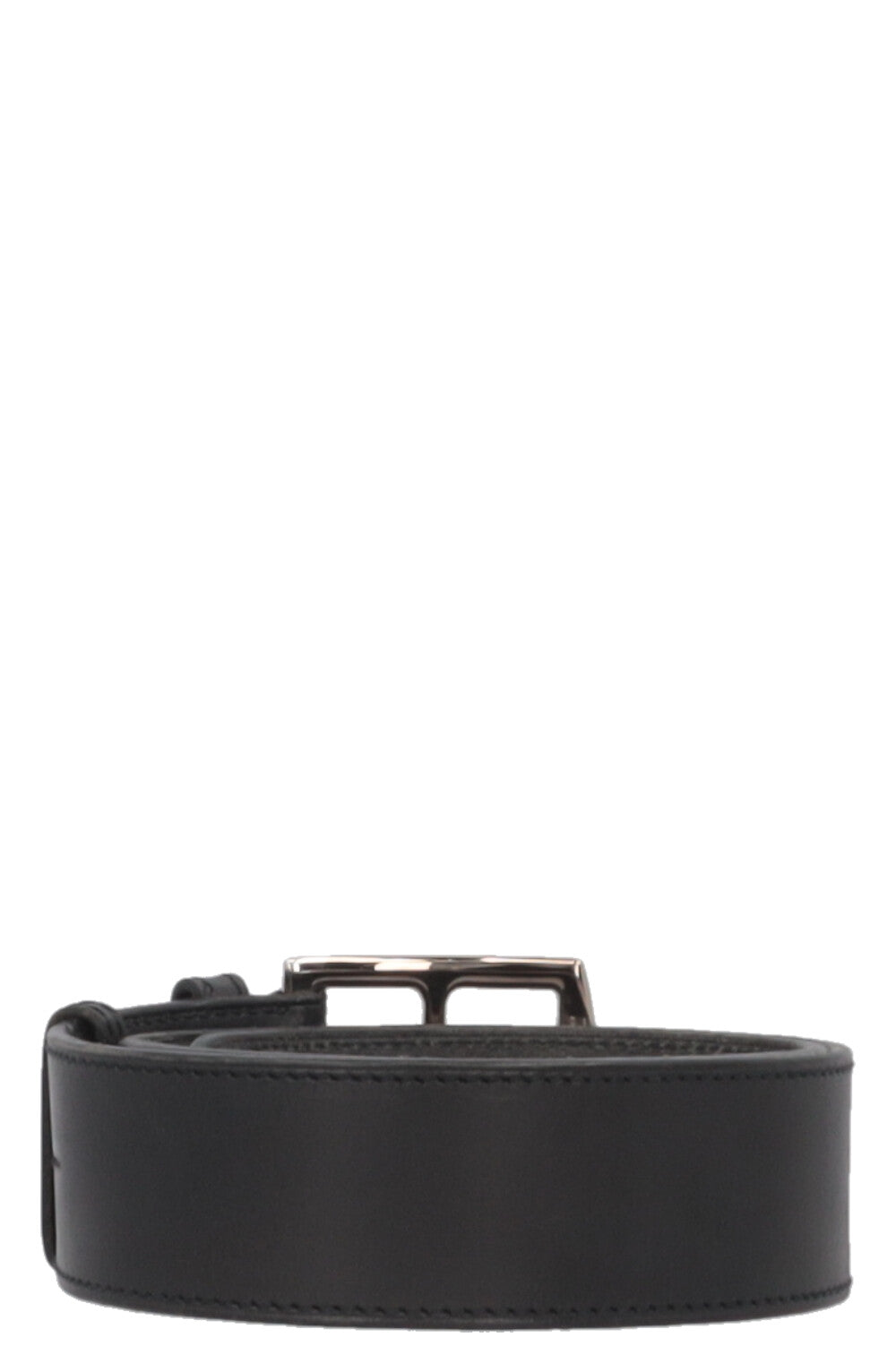 HERMÈS Belt Leather Black Palladium