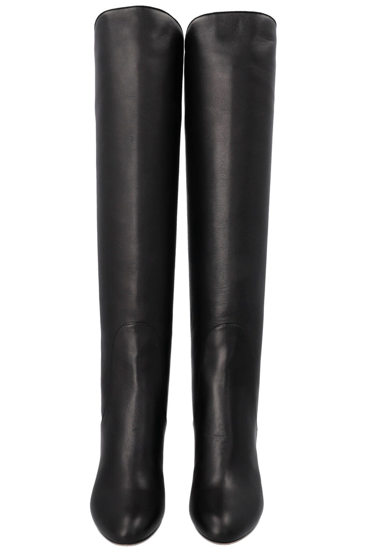 Bottes JIMMY CHOO Minerva 65 en cuir noir