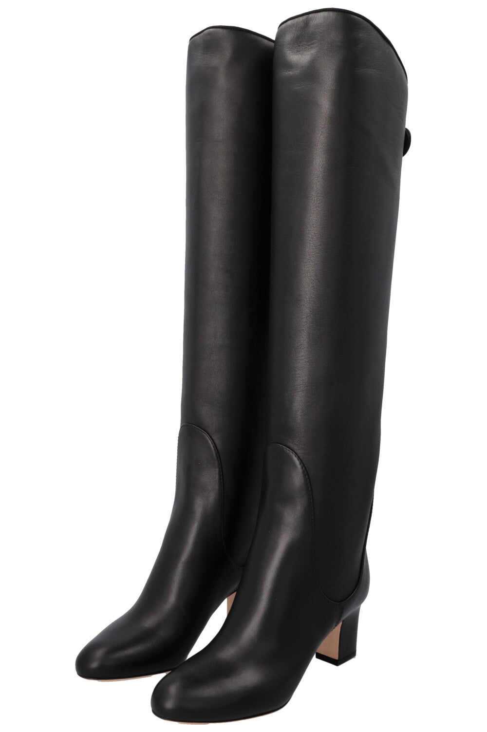 Bottes JIMMY CHOO Minerva 65 en cuir noir