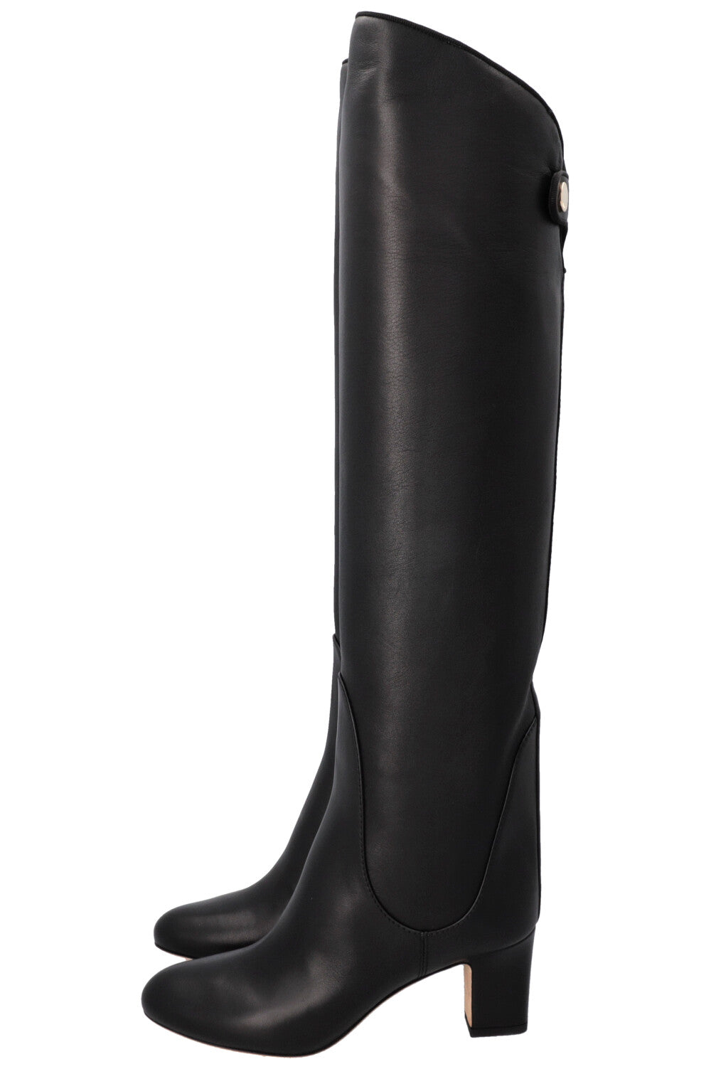 Bottes JIMMY CHOO Minerva 65 en cuir noir