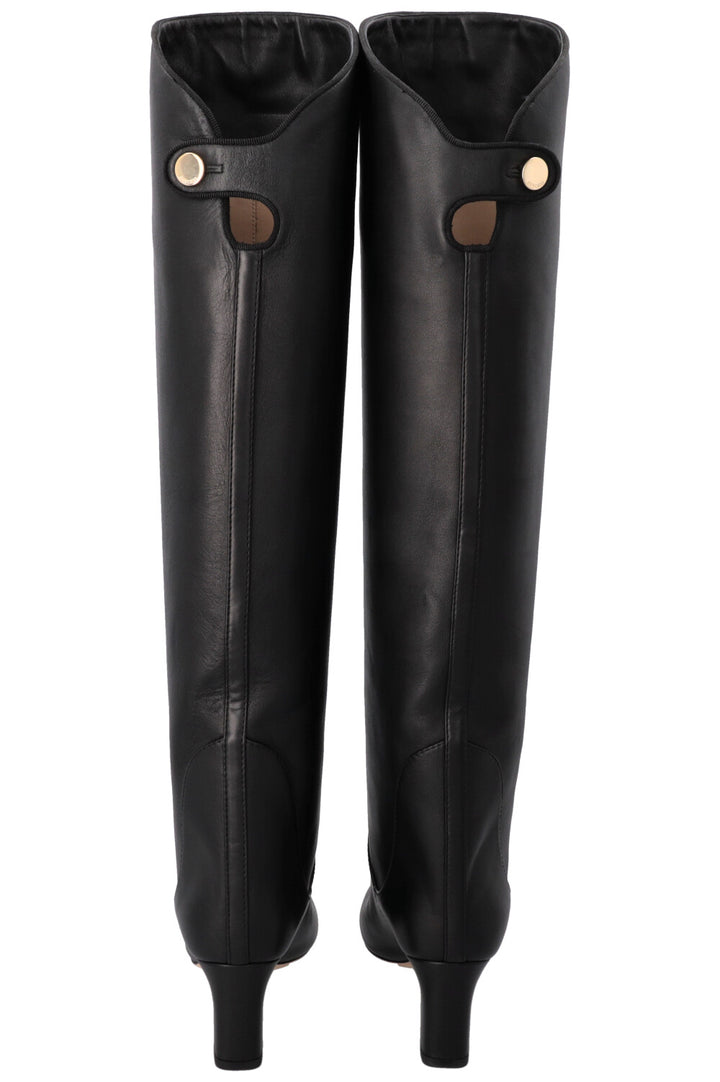 Bottes JIMMY CHOO Minerva 65 en cuir noir