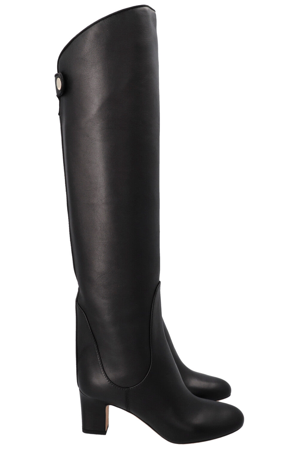 Bottes JIMMY CHOO Minerva 65 en cuir noir