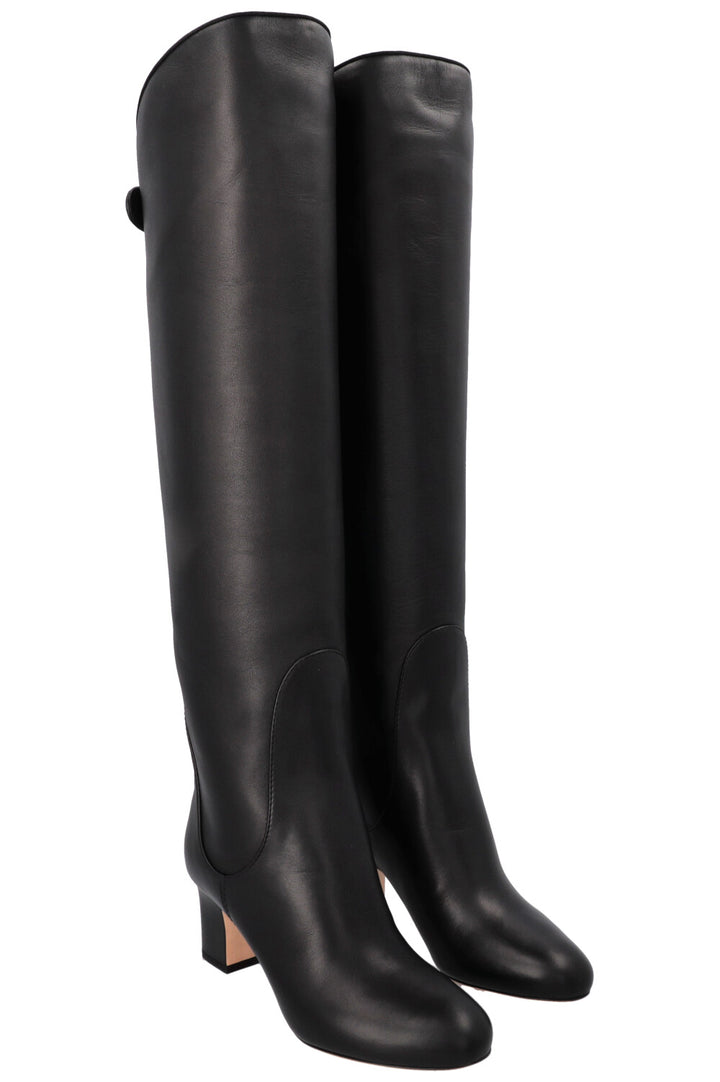 Bottes JIMMY CHOO Minerva 65 en cuir noir