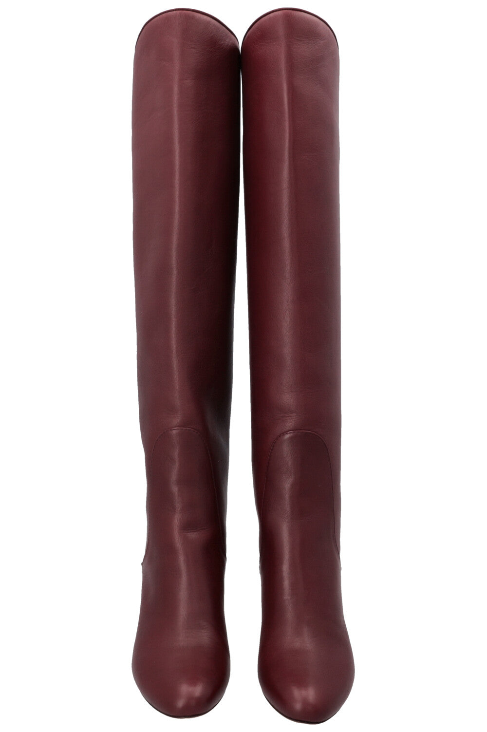 JIMMY CHOO Minerva 65 Boots Leather Bordeaux