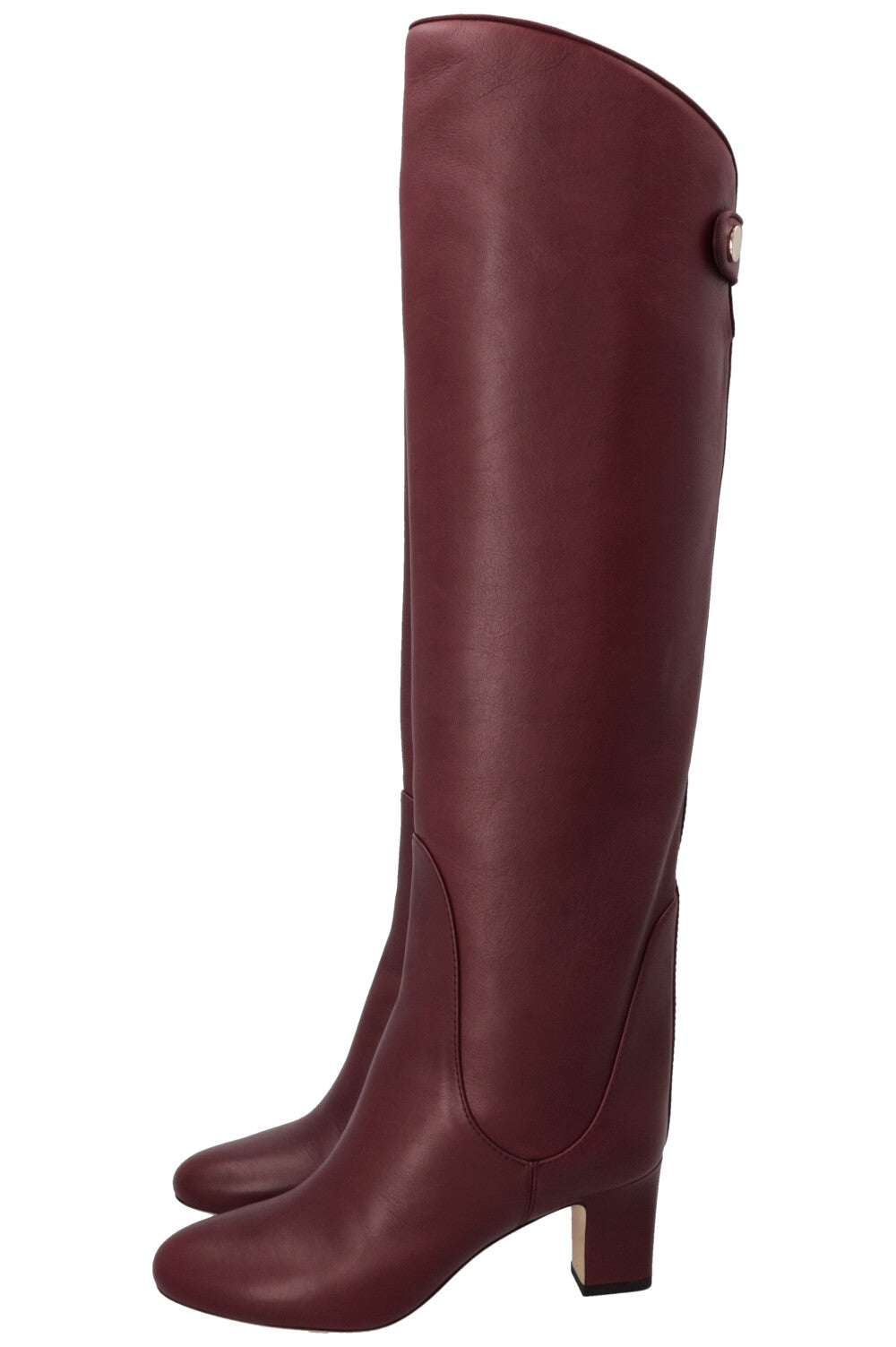 JIMMY CHOO Minerva 65 Boots Leather Bordeaux