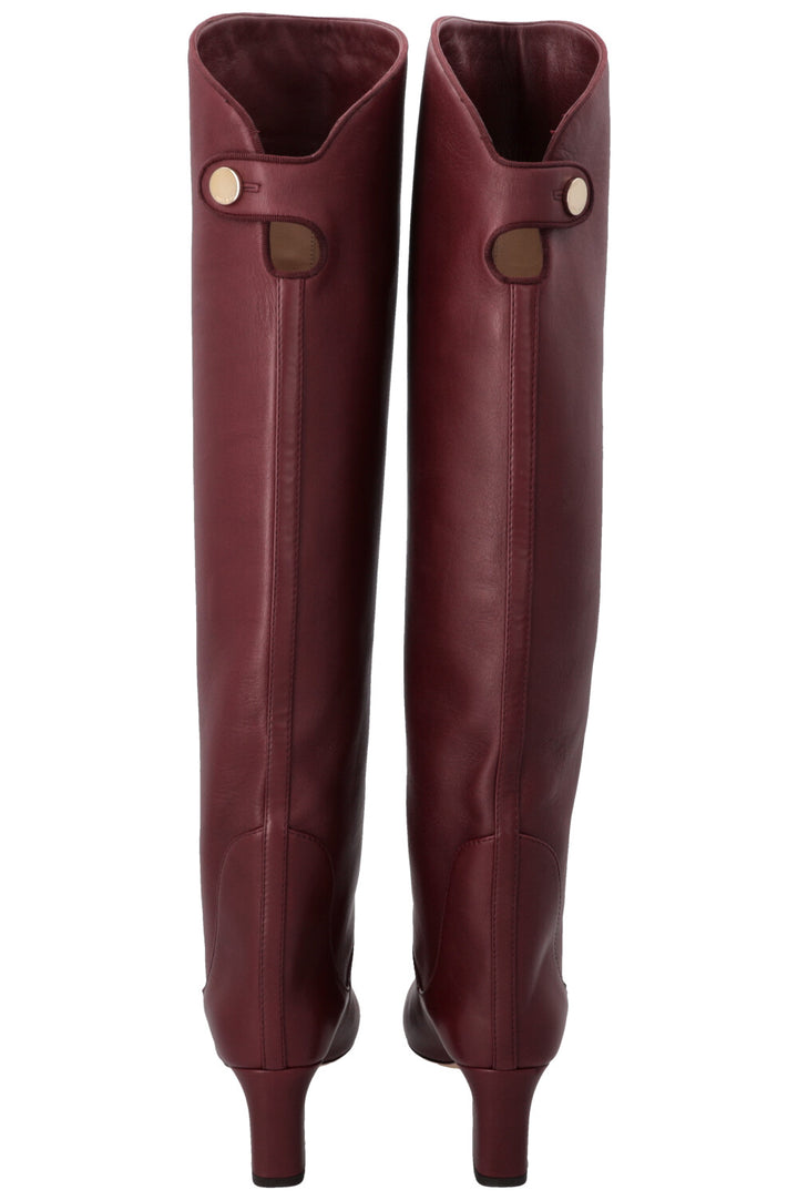 JIMMY CHOO Minerva 65 Boots Leather Bordeaux