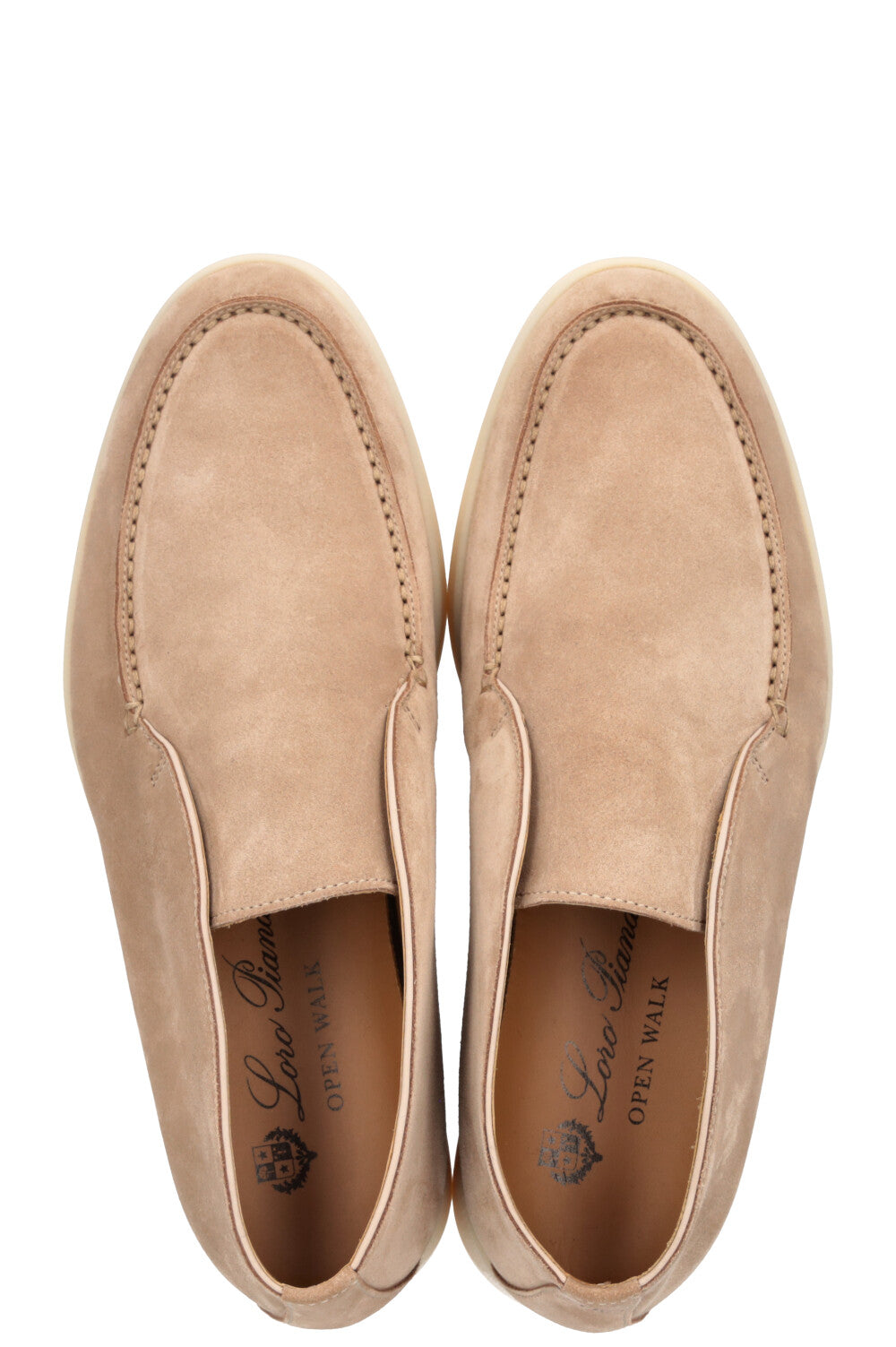 LORO PIANA Open Walk Flats Beige