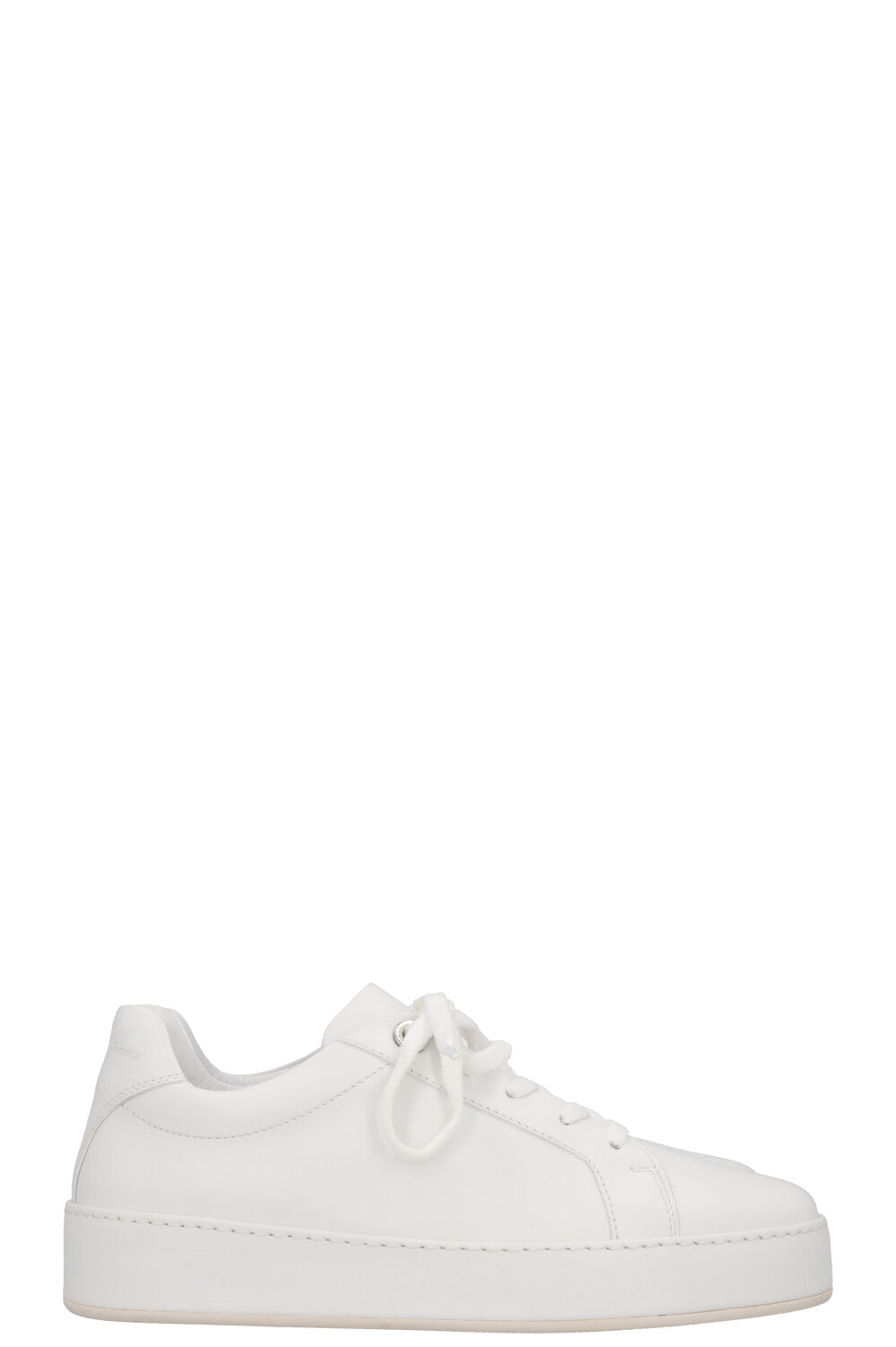LORO PIANA Baskets Nuages ​​Cuir Blanc
