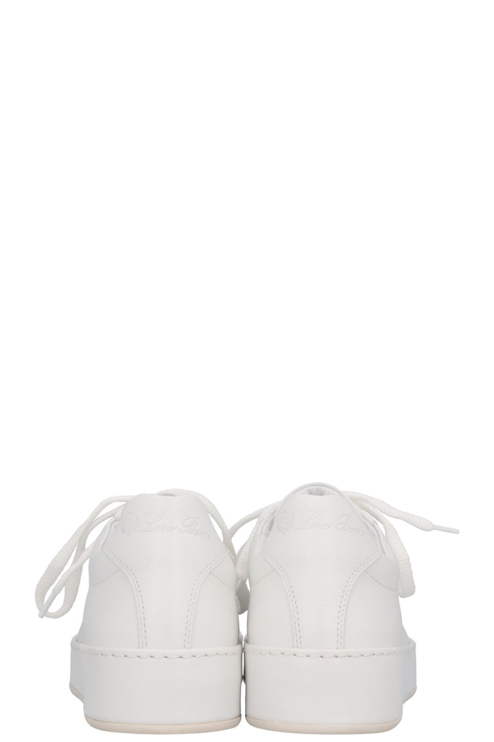 LORO PIANA Baskets Nuages ​​Cuir Blanc