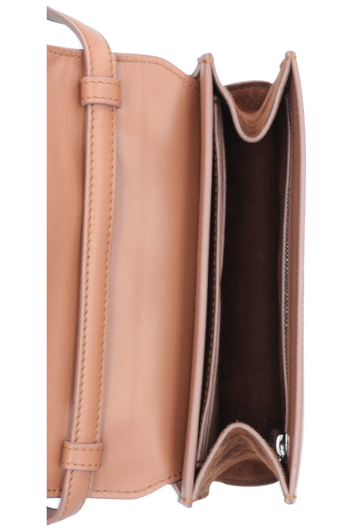 LORO PIANA Crossbody Bag Leather Brown