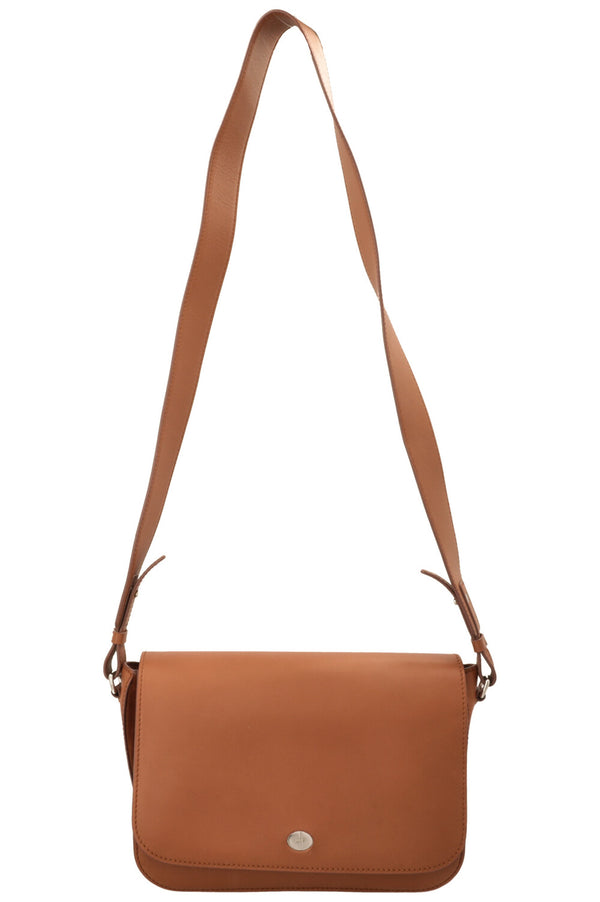 LORO PIANA Artemis Bag Medium Leather Brown