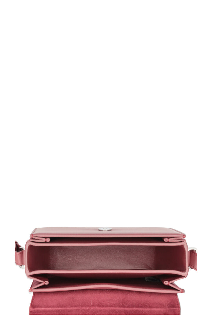 LORO PIANA Sac Artemis Petit Cuir Bordeaux
