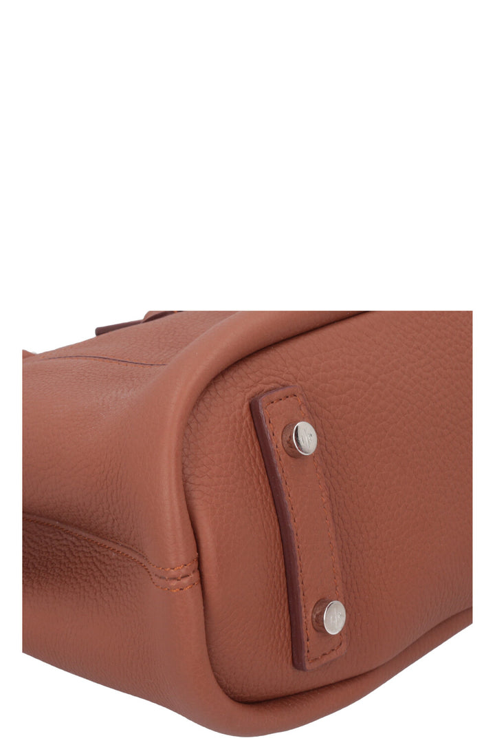 LORO PIANA Top Handle Bag leather Brown