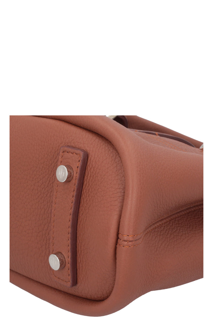 LORO PIANA Top Handle Bag leather Brown