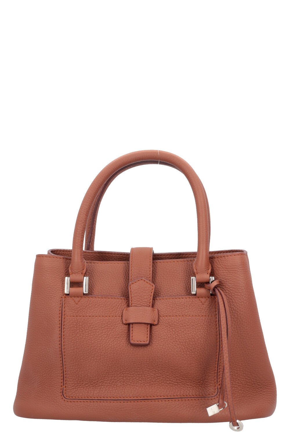 LORO PIANA Top Handle Bag leather Brown