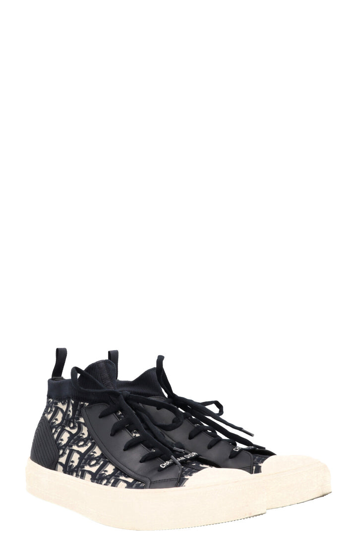 CHRISTIAN DIOR Oblique Walk'N'Dior High Top Sneaker Blue