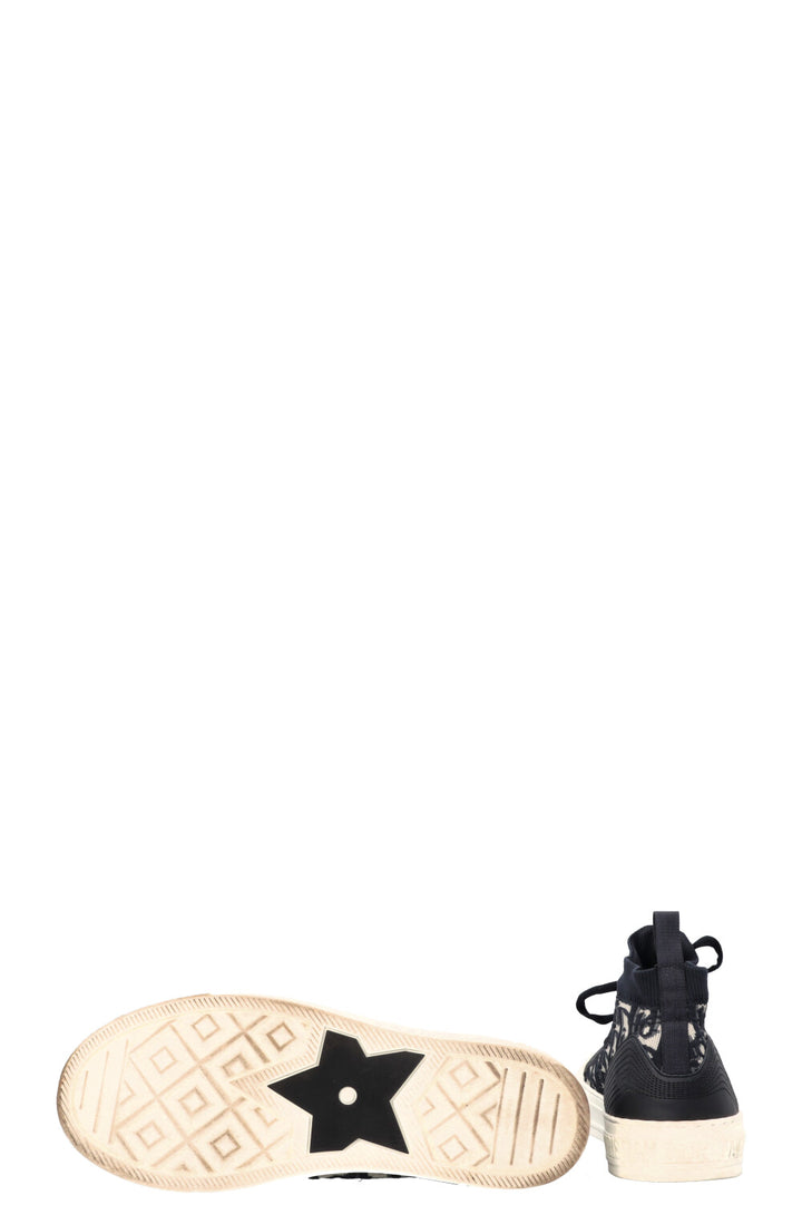 CHRISTIAN DIOR Oblique Walk'N'Dior High Top Sneaker Blue