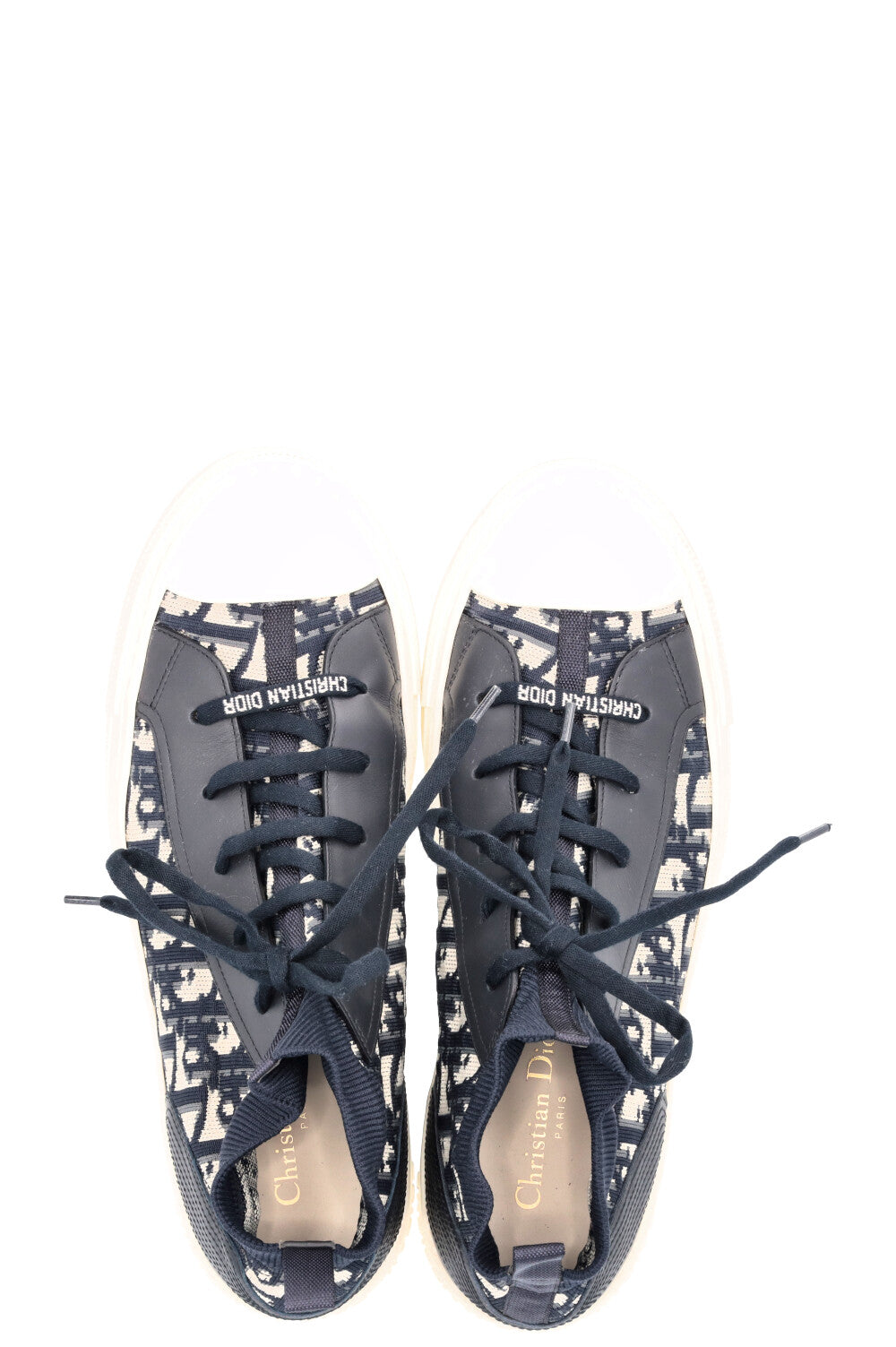 CHRISTIAN DIOR Oblique Walk'N'Dior High Top Sneaker Blue