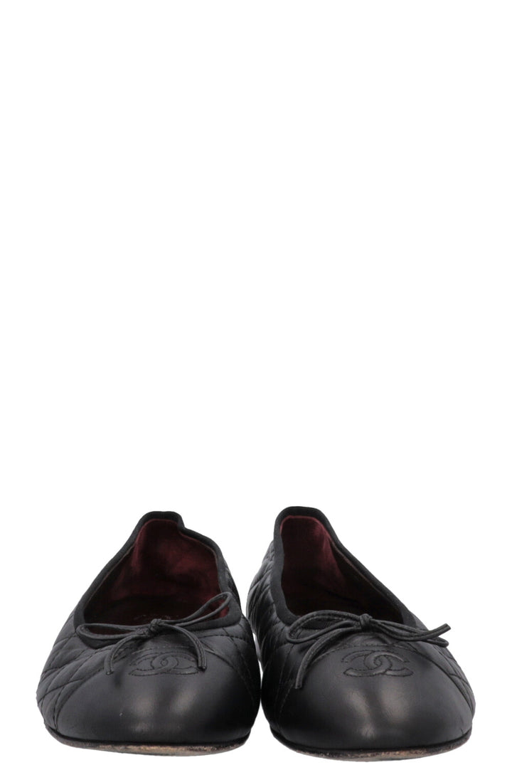 CHANEL Classic Ballet Flats Black